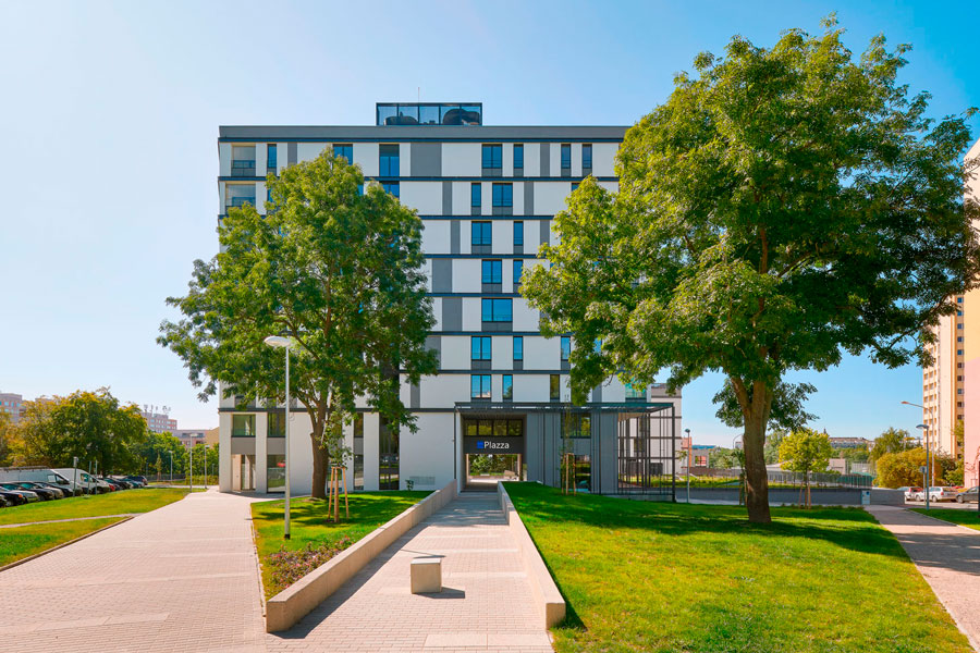 Plazza Střížkov hlavní vstup - strizkov.apartments
